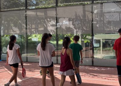 campamento de padel en San Lorenzo de El Escorial